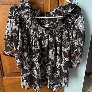 Loft sheer blouse